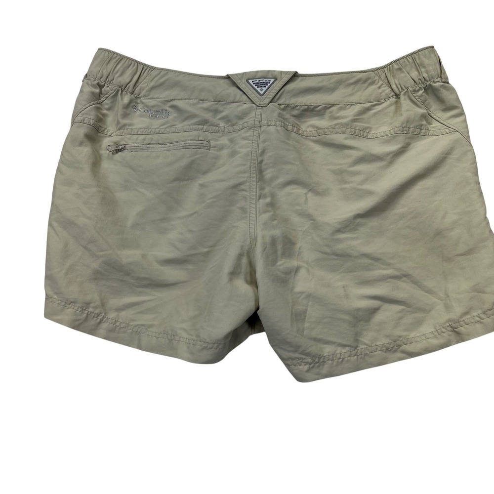 Columbia PFG Women's XL‎ Tan Omni-Shade Nylon Hiking Outdoor Utility Gorpcore